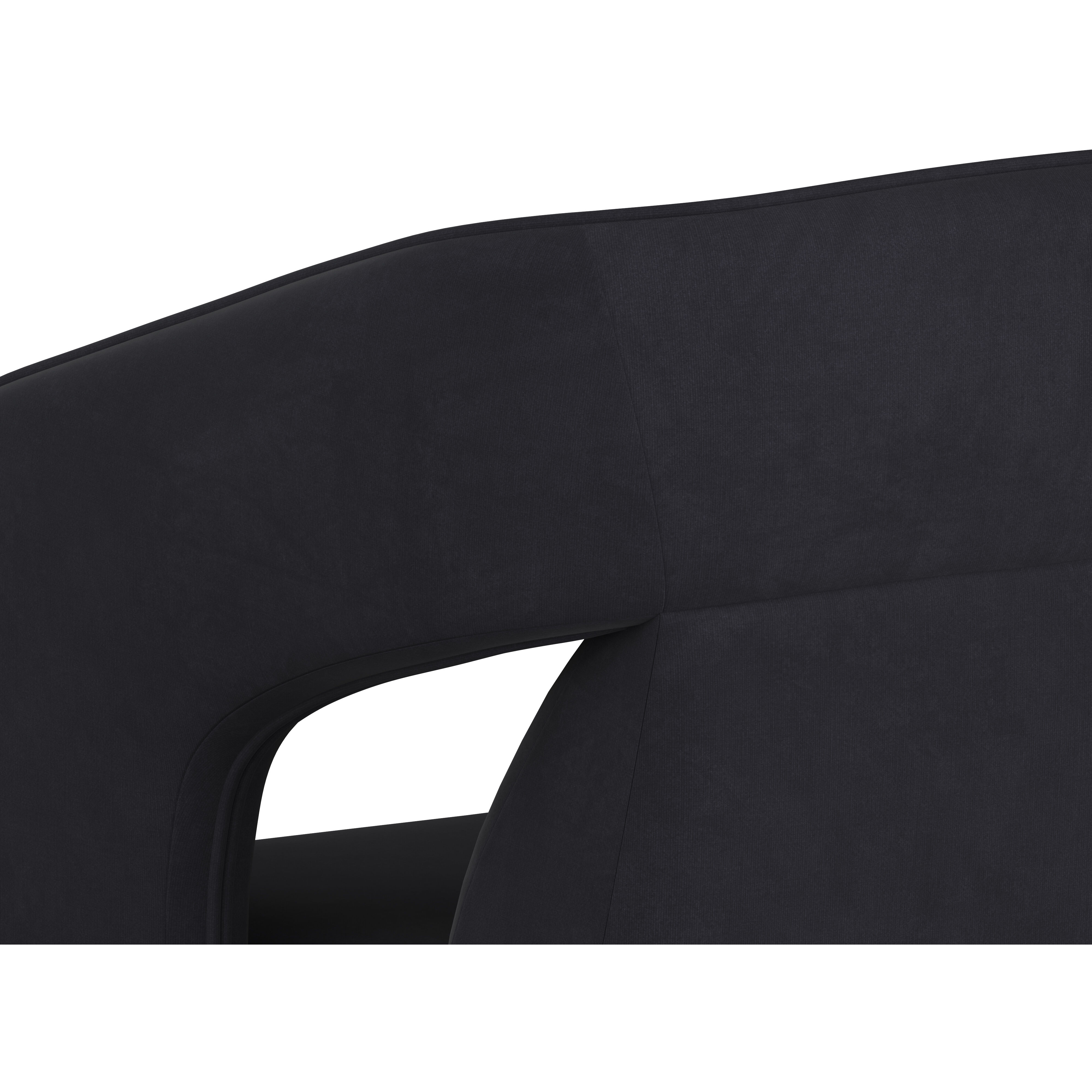 Kendrick Abbington Black Wheeled Dining Armchair, Wheeled